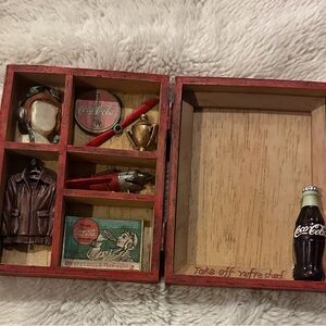 Coca-Cola Red Keepsake Box with Miniatures